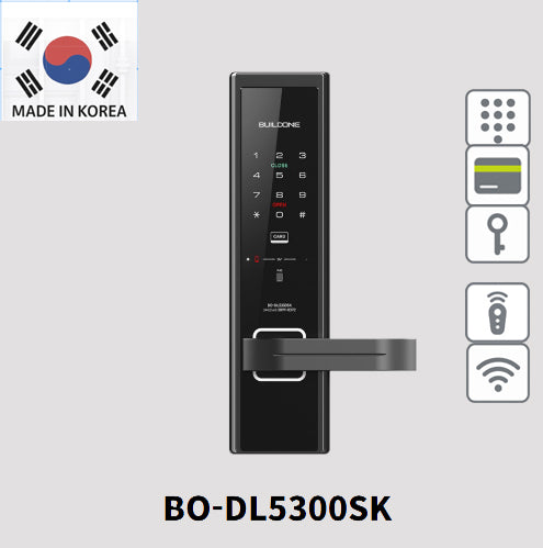 [HDB Gate Lock Bundle] MS5000FDG + DL5300SK (SYNCRO Set) Dual Smart Lock for HDB Gates | PIN · RF Card · Fingerprint | Free Remote | Optional Wi-Fi | Made in Korea