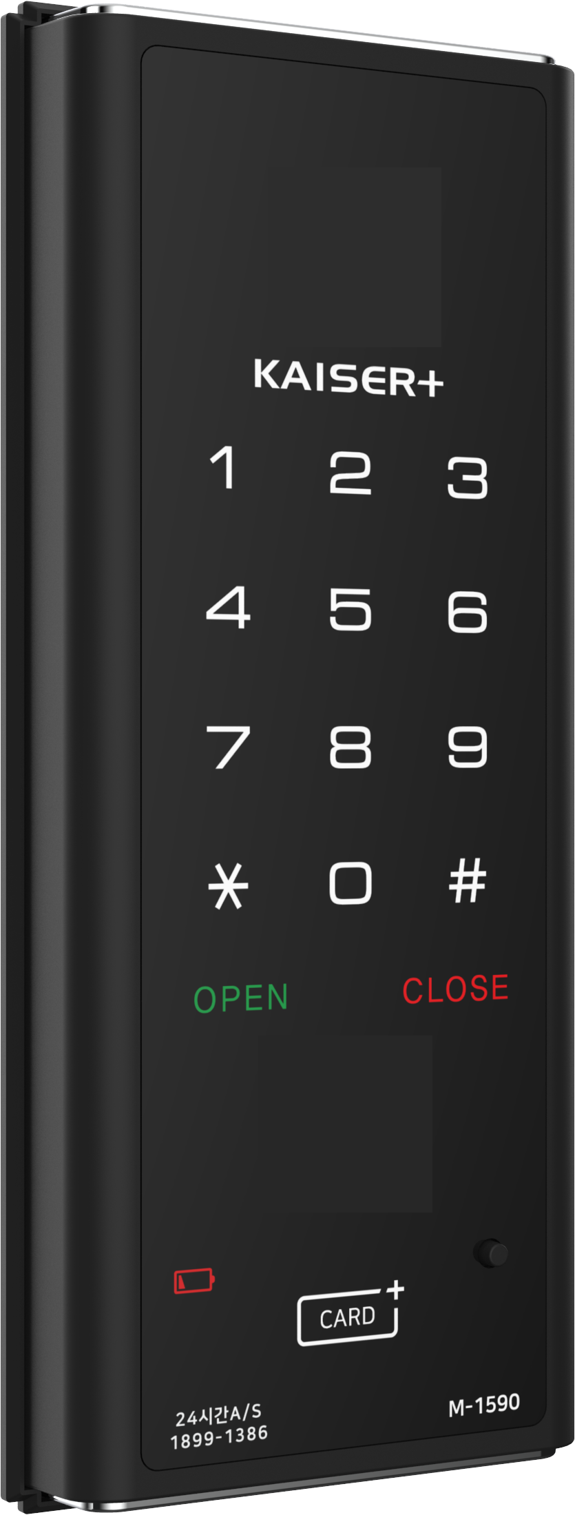 [Horizontal Rim Lock] M1500SNK  Digital Smart Rim Lock with PIN, RFID Card, Fingerprint | Remote Control & IoT (BLE + WiFi) | Main Door Swing Door| Made in Korea