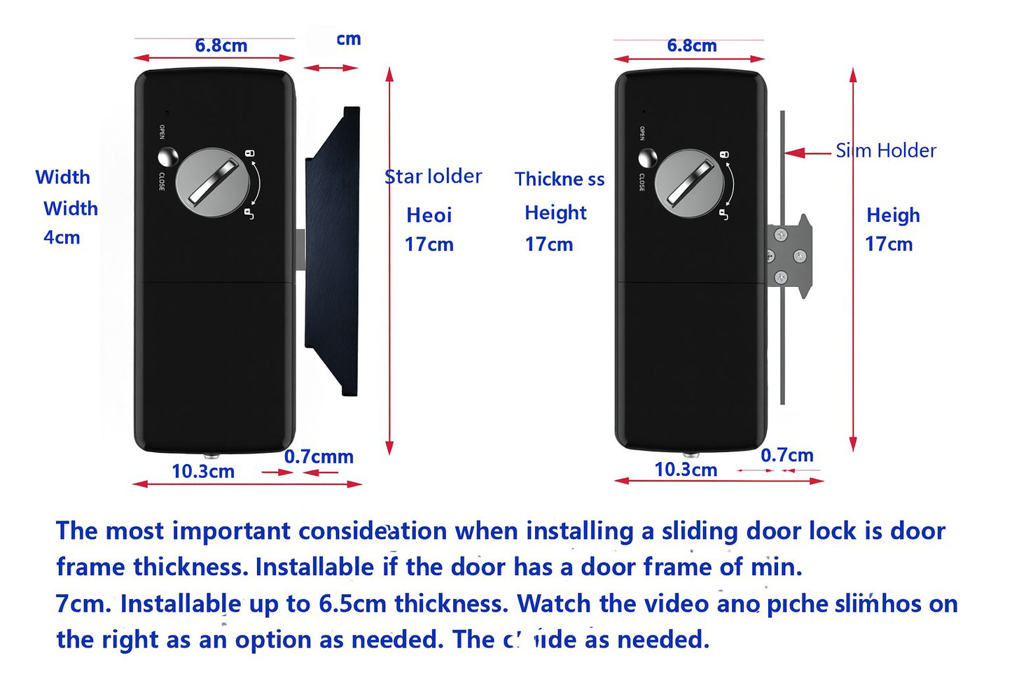 [Vertical Sliding Lock] M1500TNK  Digital Smart Rim Lock with PIN, RFID Card |Optional Remote Control & IoT (BLE + WiFi) | Main Door Swing Door| Made in Korea