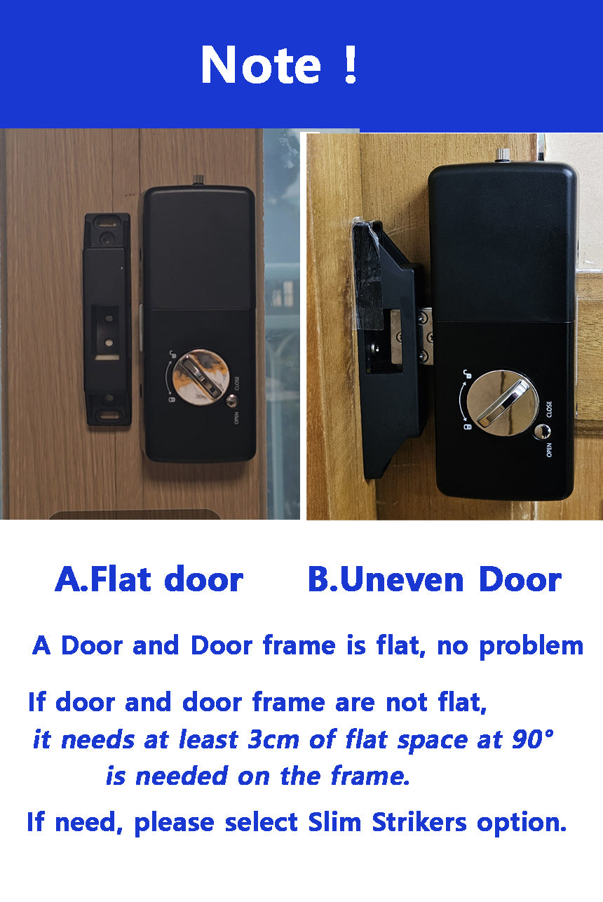 [Vertical Sliding Lock] M1590TKK 4Way Digital Smart Rim Lock with PIN, RFID Card, Fingerprint Metal Key |Optional Metal Key Remote Control & IoT (BLE + WiFi) | Main Door Swing Door| Made in Korea