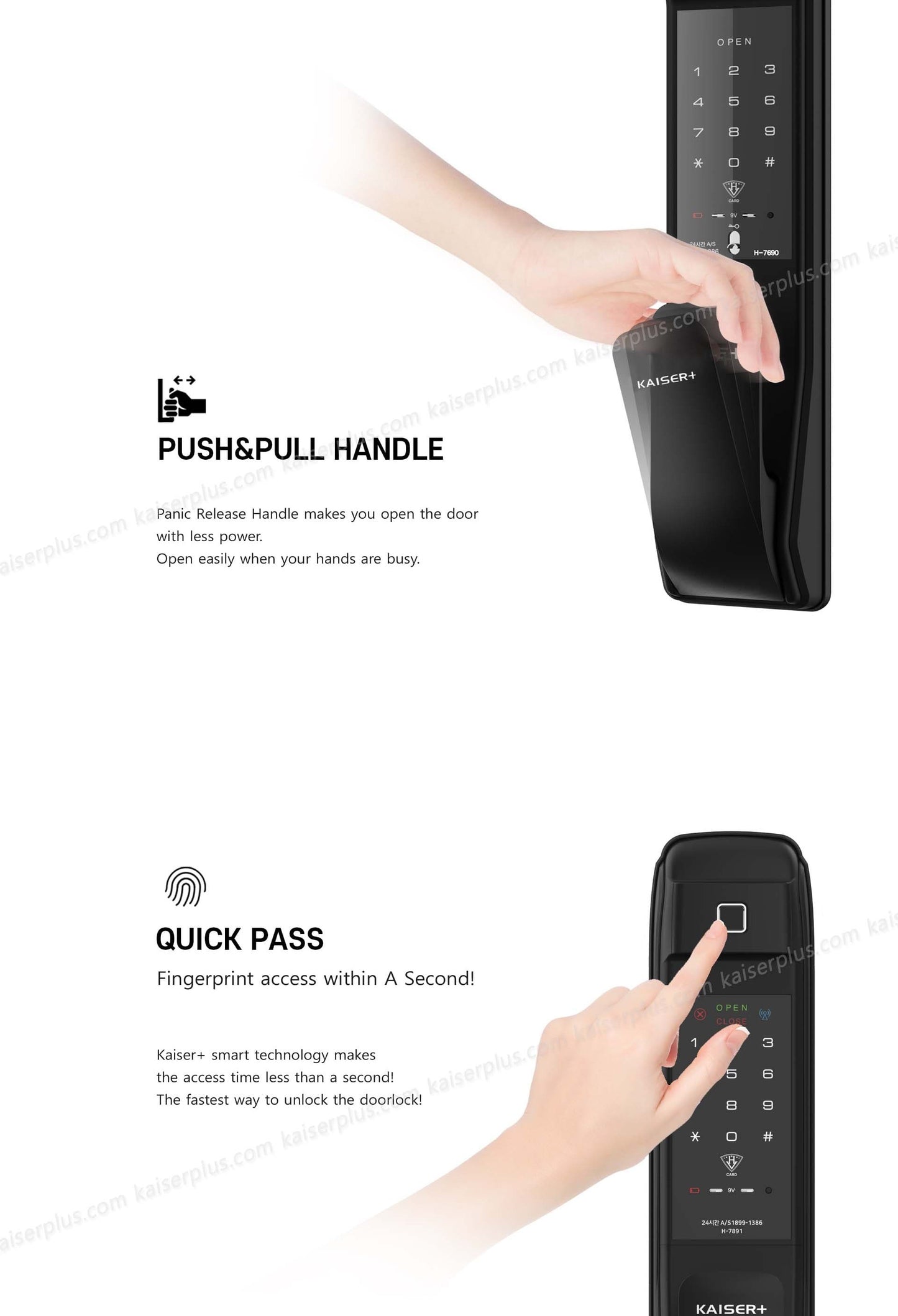[Smart Remote]Small Remote Set For Kaiser Plus, Hione Plus, Hivic, Eazea ( HYT260+RX230 )