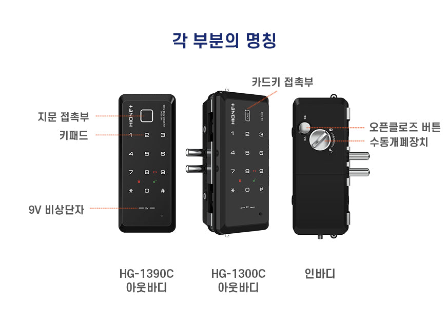 [Glass Lock] KAISER HG1390 Smart Glass Door Lock For Frameless Glass Door