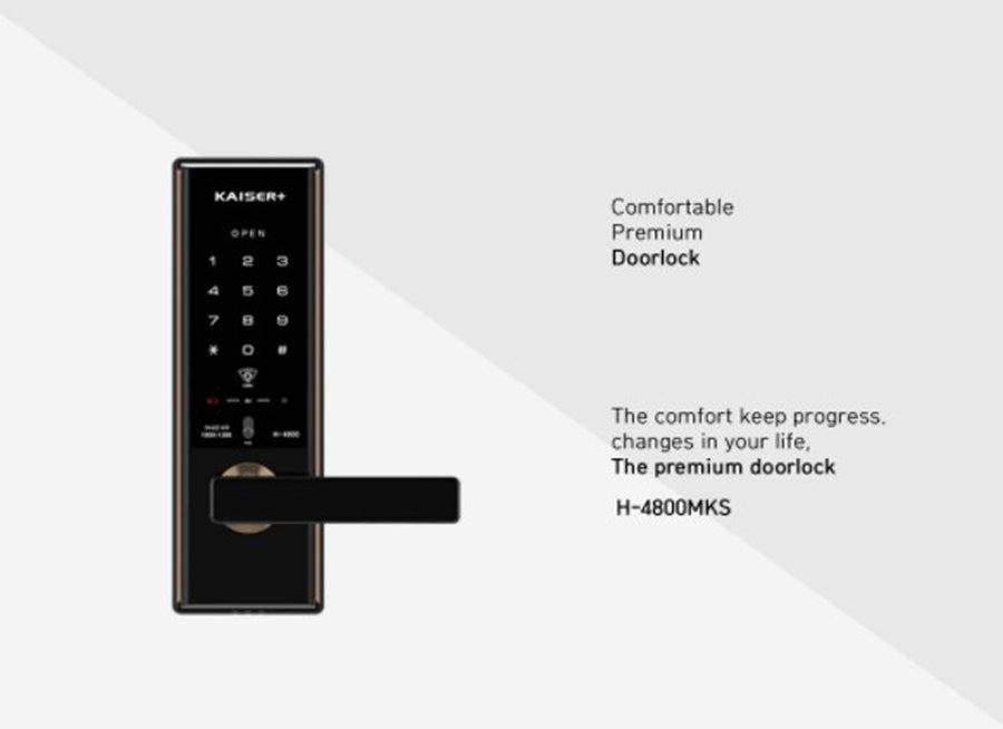 [Handle Lock] 3way doorlock H4800 HiOne Plus, KAISER PLUS