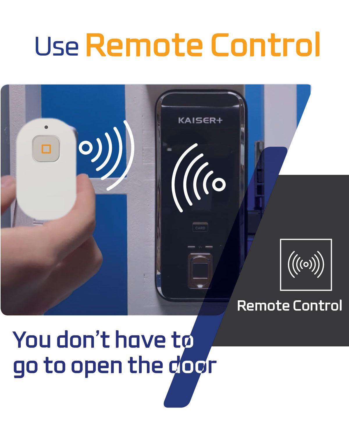 [Horizontal Rim Lock] M1590SNK  Digital Smart Rim Lock with PIN, RFID Card, Fingerprint |Optional Metal Key Remote Control & IoT (BLE + WiFi) | Main Door Swing Door| Made in Korea