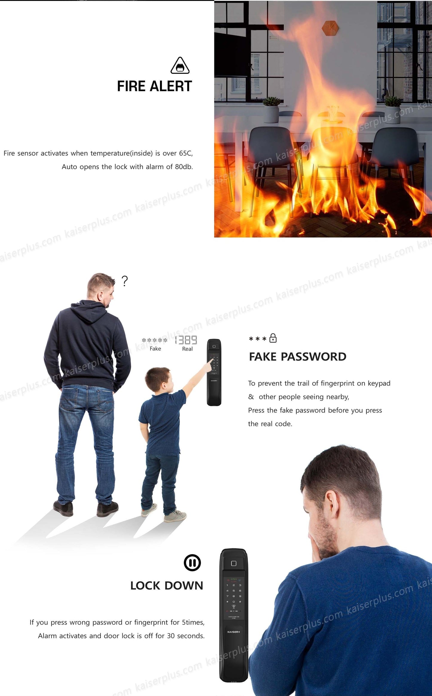 [PushPull]KAISER PLUS  H7891XKK  Premium Digital Push-Pull Door Lock |  Korea Small Motise Smart Door Lock with PIN, RFID, Fingerprint, Emergency Key | Luxury Made in Korea Smart Lock | Motise, Remote Control, Wi-Fi & BLE IoT Options