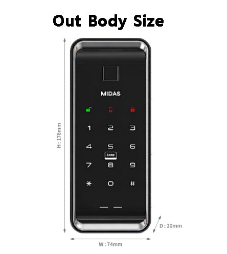 [HDB Gate Lock Bundle] MS5000FDG + MS9310FSK (SYNCRO Set) Dual Smart Lock for HDB Gates | PIN · RF Card · Fingerprint | Free Remote | Optional Wi-Fi | Made in Korea