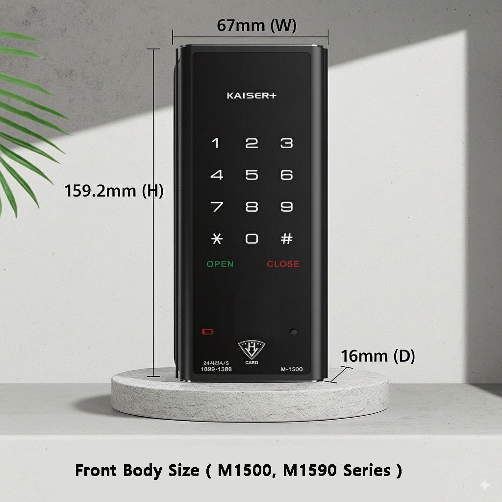 [HDB Gate Lock] M1491GNK  Digital Smart Lock with PIN, RFID Card, Fingerprint | Optional Remote IoT (WiFi) | Dementia, Nursing Home, Prison Use | Made in Korea