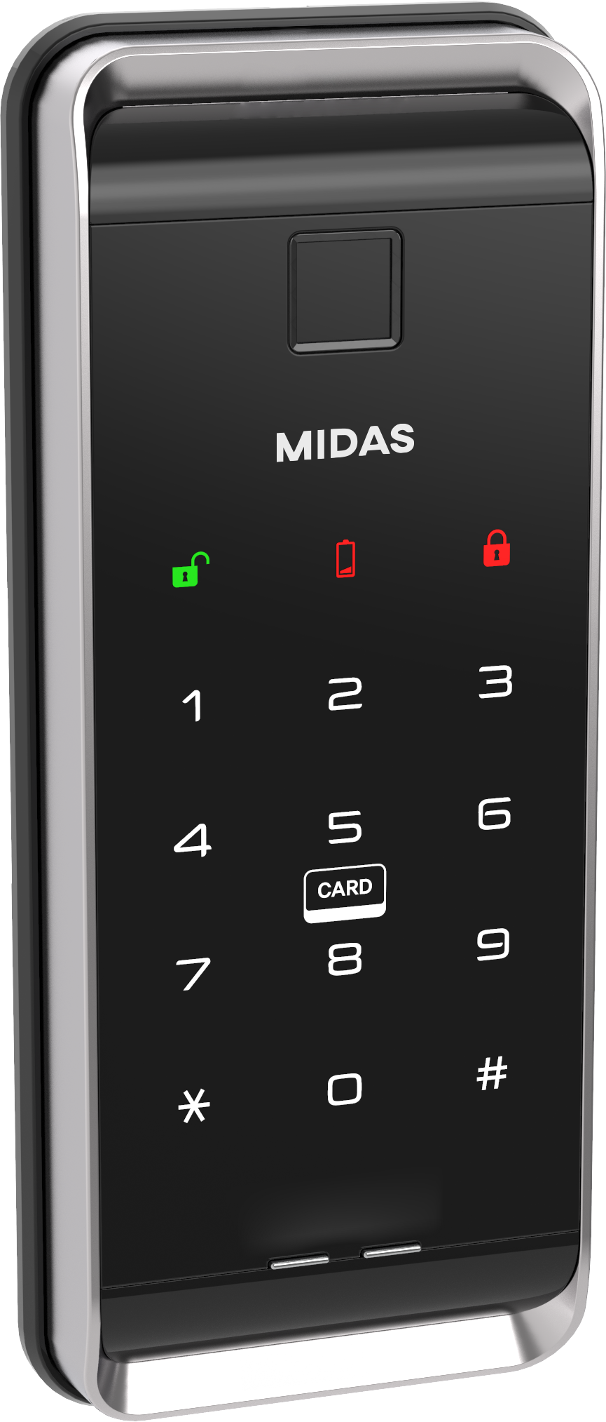 [HDB Gate Lock] MS5000FDG  Digital Smart Lock with PIN, RFID Card, Fingerprint | Optional Remote IoT (WiFi) | Dementia, Nursing Home, Prison Use | Made in Korea