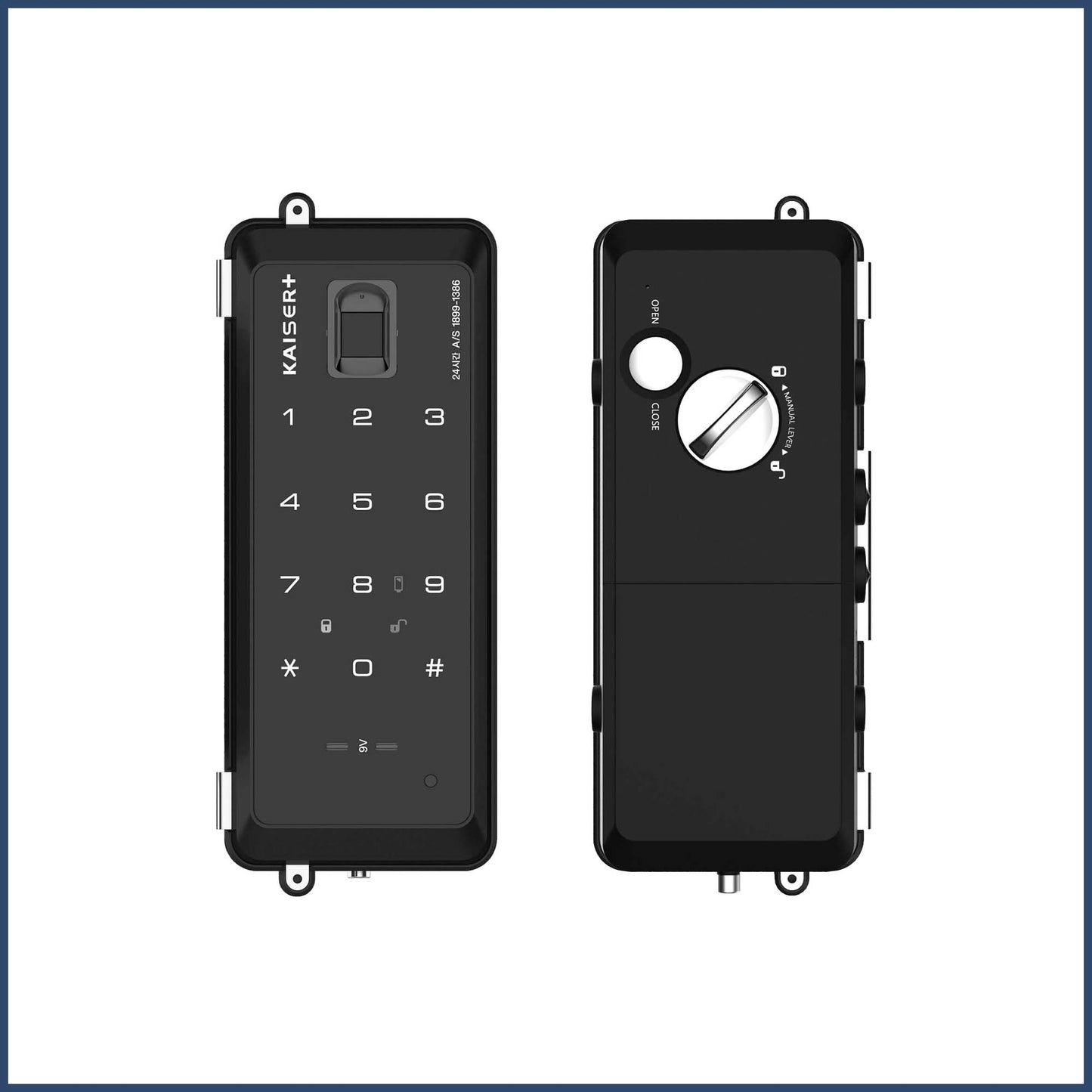 [Glass Lock] KAISER HG1390 Smart Glass Door Lock For Frameless Glass Door