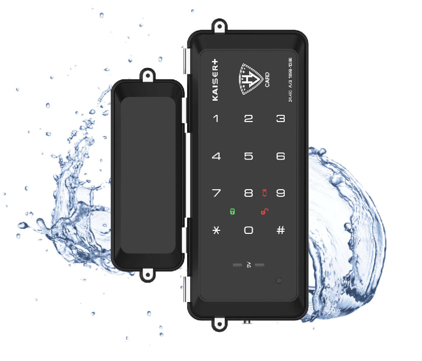 [Glass Lock] KAISER HG1390 Smart Glass Door Lock For Frameless Glass Door
