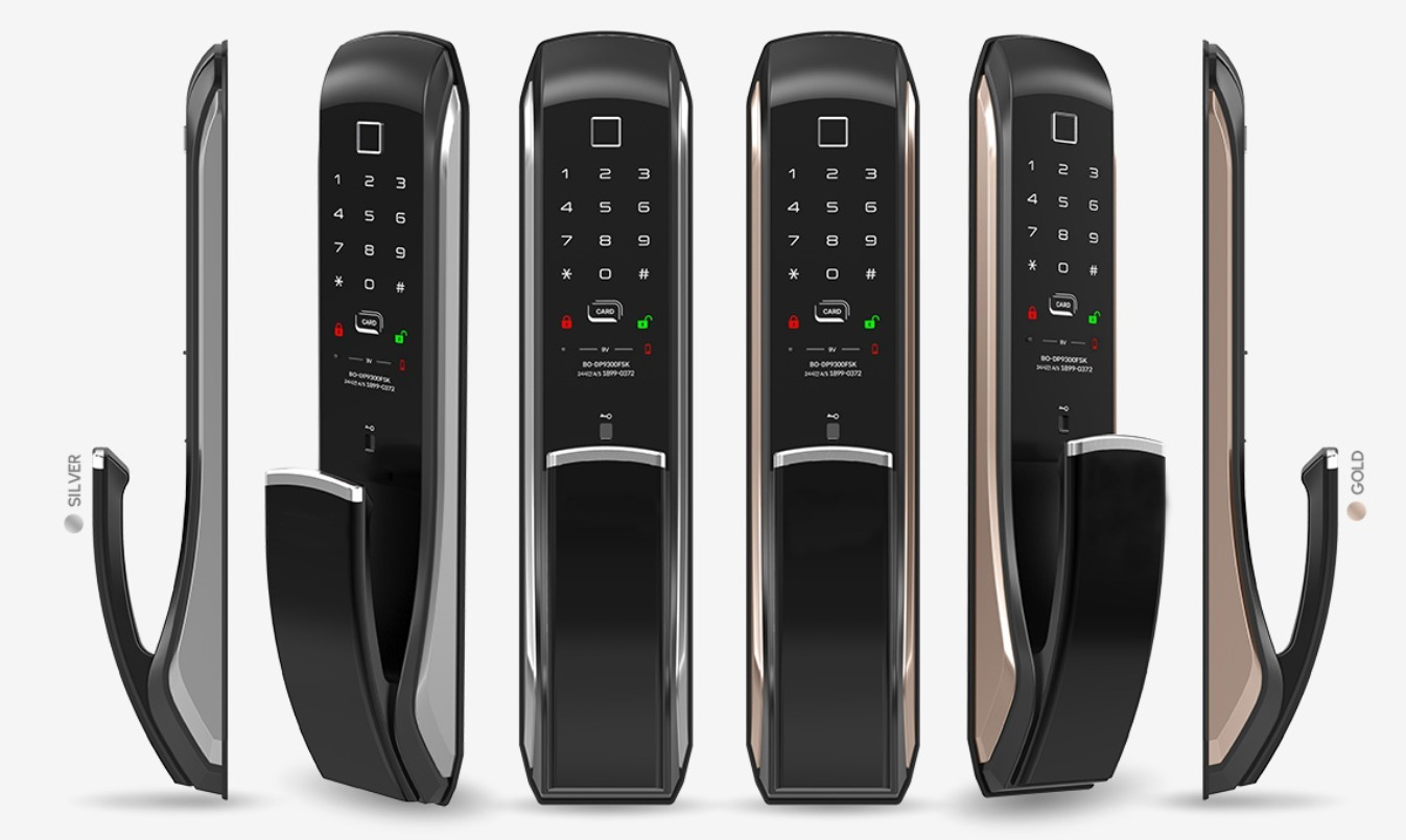 [PushPull]KAISER PLUS MS9300FSKL Premium Digital Push-Pull Door Lock | Euro Large Motise Smart Door Lock with PIN, RFID, Fingerprint, Emergency Key | Luxury Made in Korea Smart Lock | Motise, Remote Control, Wi-Fi & BLE IoT Options