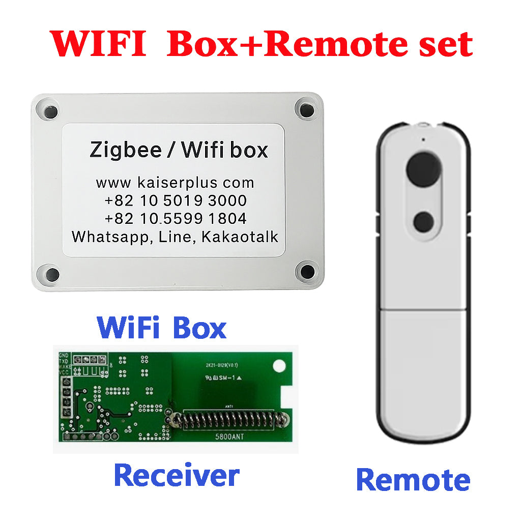 [Accessories] BLE Wifi Remote Receiver Korea Optional Smart Remotes Kaiser Plus, Midas, Hione Plus, Hivic, Eazea